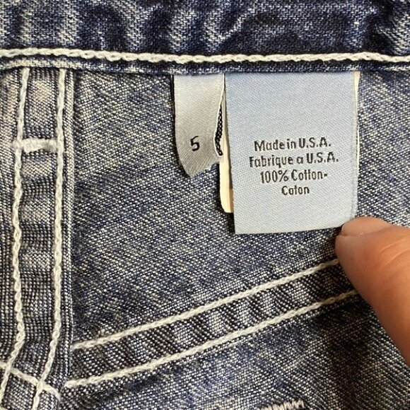 Vintage Calvin Klein Wide Leg Button Fly Jeans - Picture 11 of 11